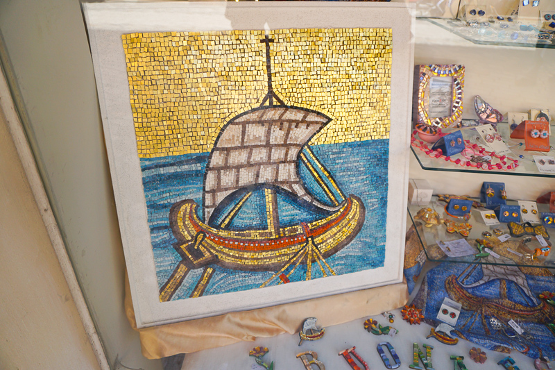 Mosaic Souvenirs in Ravenna, Italy