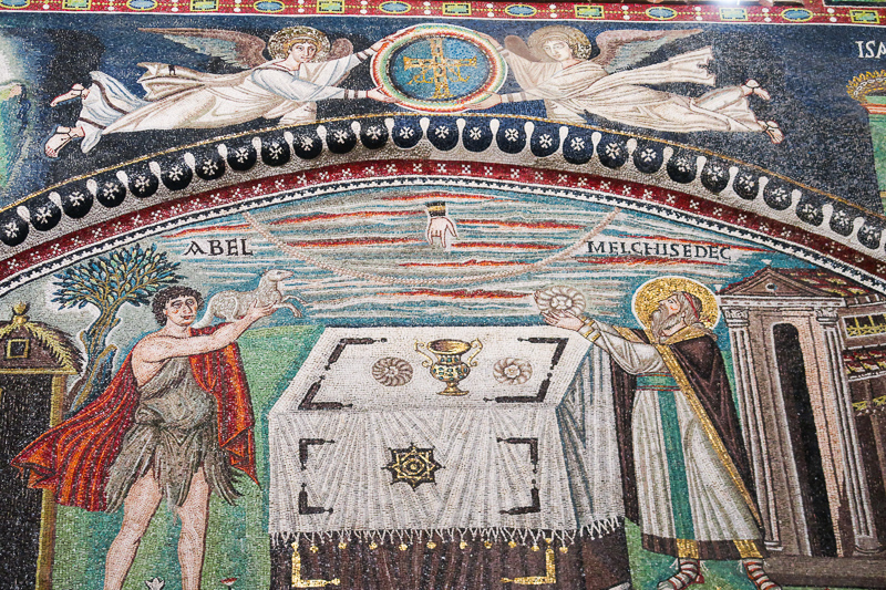 Mosaic art Basilica di San Vitale Ravenna Italy