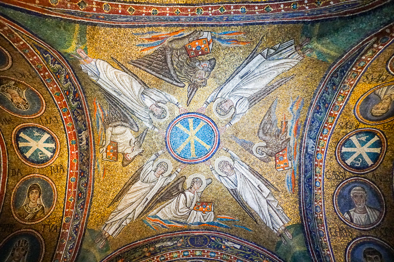 Mosaics Oratory of San Andrea Ravenna Italy