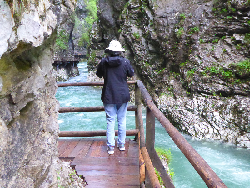 Photographing Vintgar Gorge in Slovenia