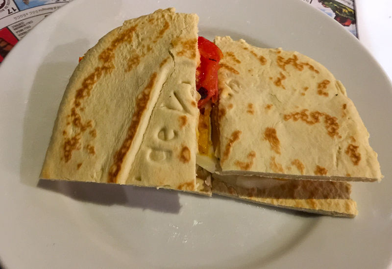 Piadina in Ravenna Italy