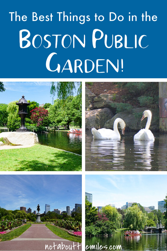 From swan boat rides to street musicians and picnics in the park to statues and memorials, discover the best things to see and do in the Boston Public Garden! 