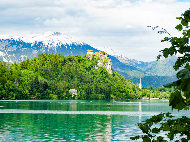 View from Bled Island, Slovenia