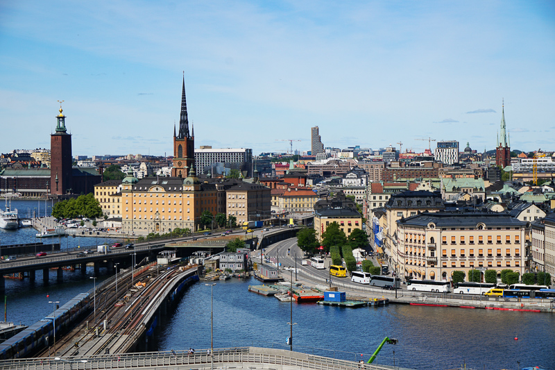 Views over Stockholm Sweden