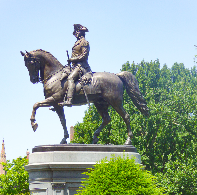 George Washington statue Boston