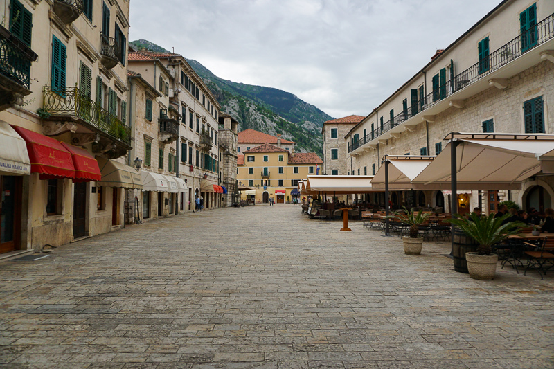 Main Square in Kotor Old Town, Montenegro