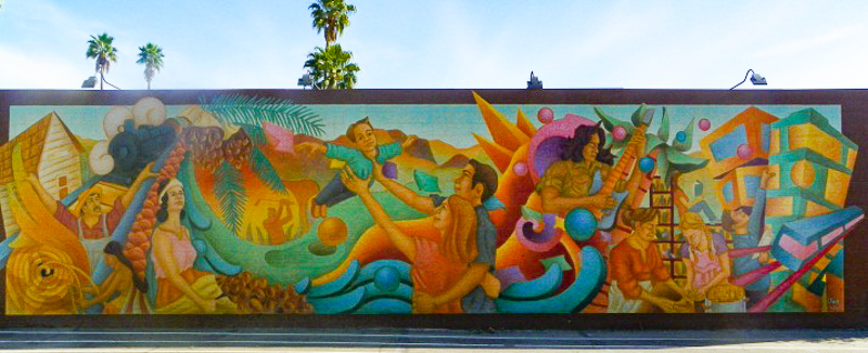 Mural by David Garcia in Indio California