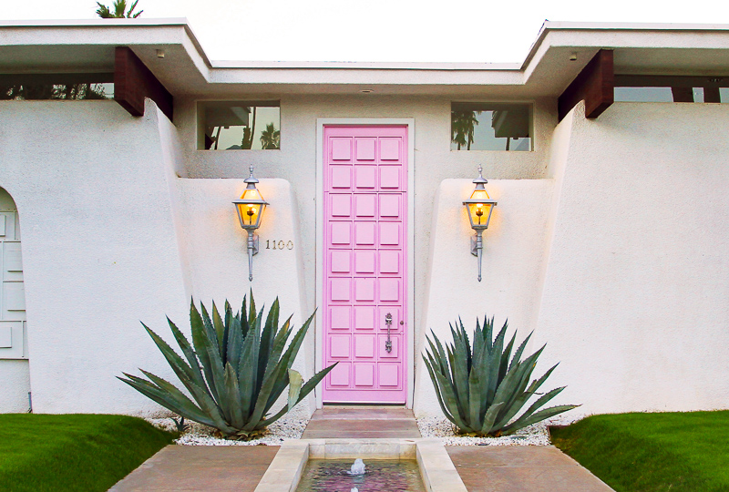 Pink Door Palm Springs California