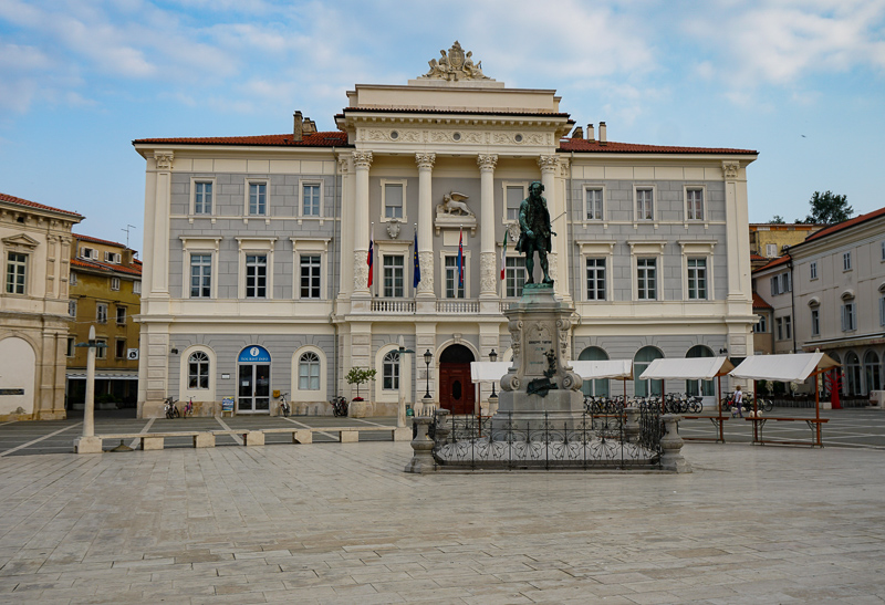 Tartini Square in Piran Slovenia