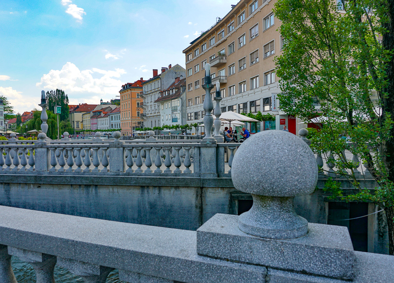 Triple Bridge in Ljubljana, Slovenia