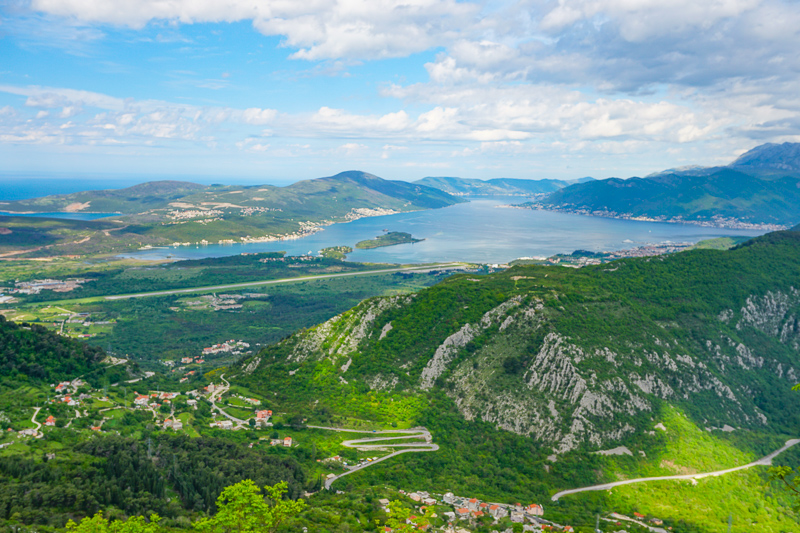 View from Kotor Serpentine Montenegro