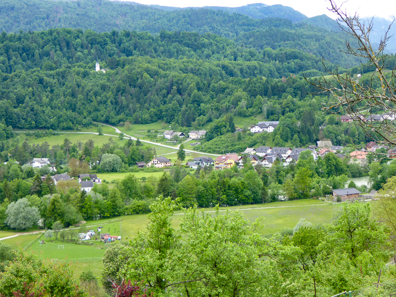 View from Radovljica Slovenia