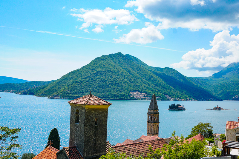 View from Road Above Perast, Montenegro