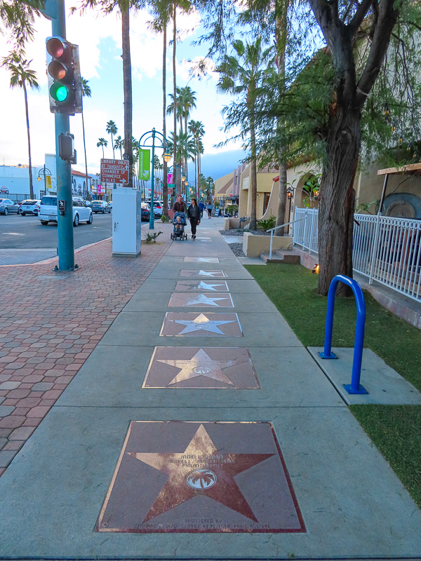 Walk of Stars Palm Springs California