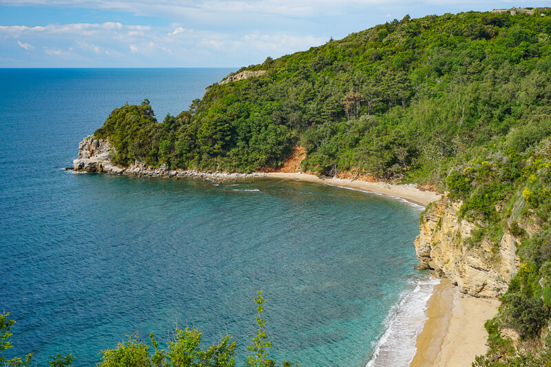 Beautiful Mogren Beach Budva Montenegro