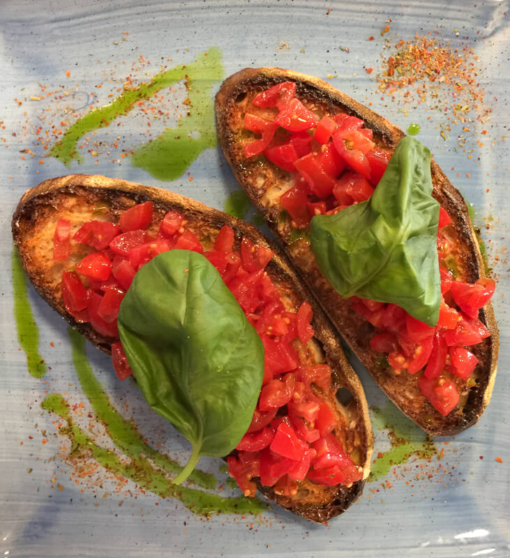 Bread with Tomatoes Sapore Verona Italy