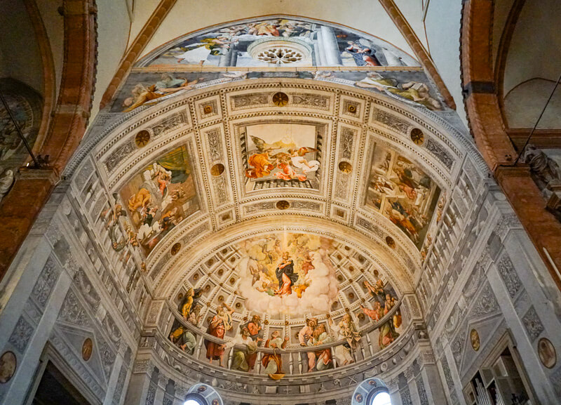 Interior of the Cathedral in Verona, Italy
