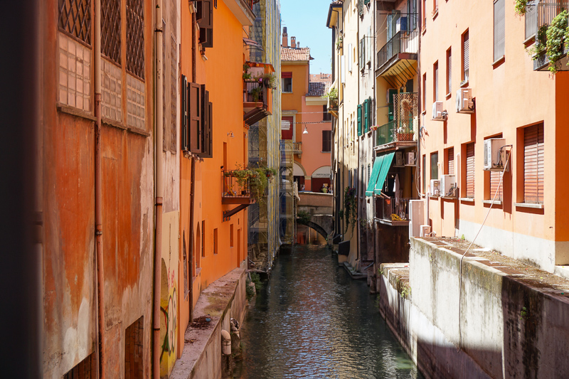 Canal in Bologna Italy