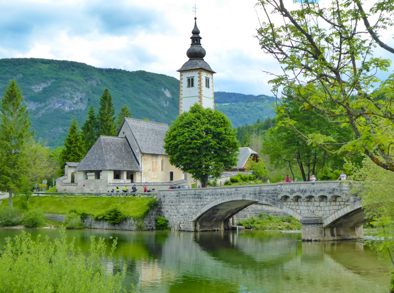 Church of Saint John the Baptist Lake Bohinj Slovenia