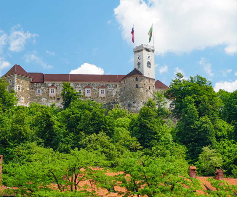 Ljubljana Castle in Slovenia