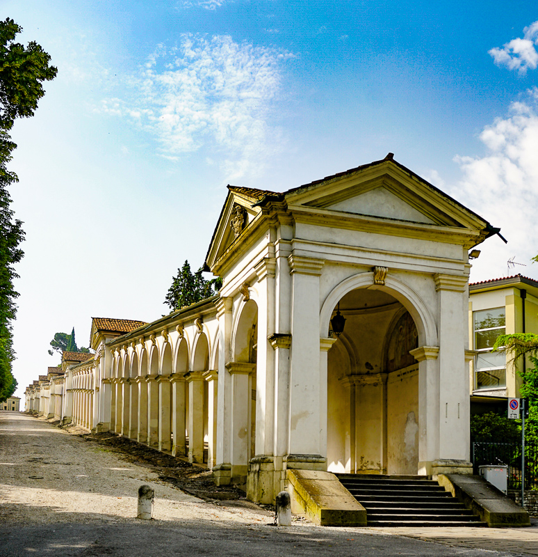 Porticoes to the Sanctuary of Monte Berico in Vicenza, Italy