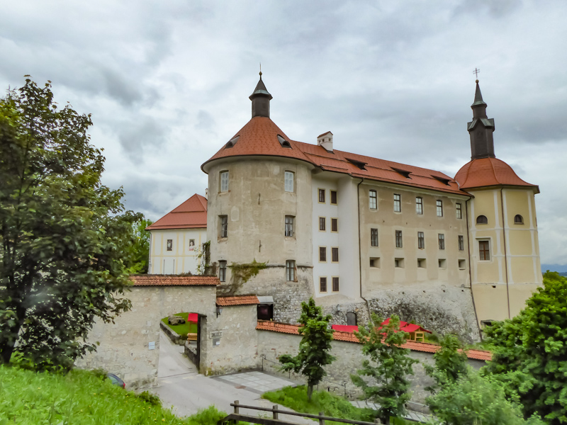 The impressive Loka Castle in Slovenia