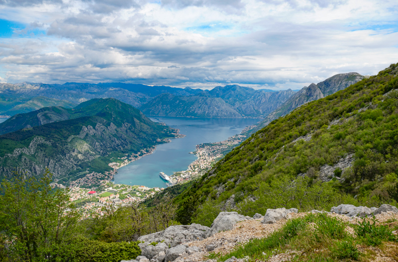 View from Road to Njegusi Montenegro