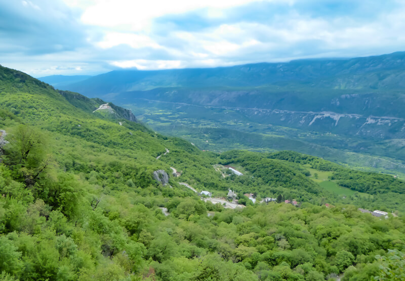 Beautiful views in northern Montenegro
