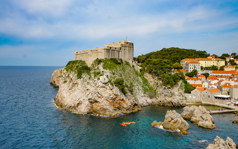 View from Dubrovnik Walls Croatia