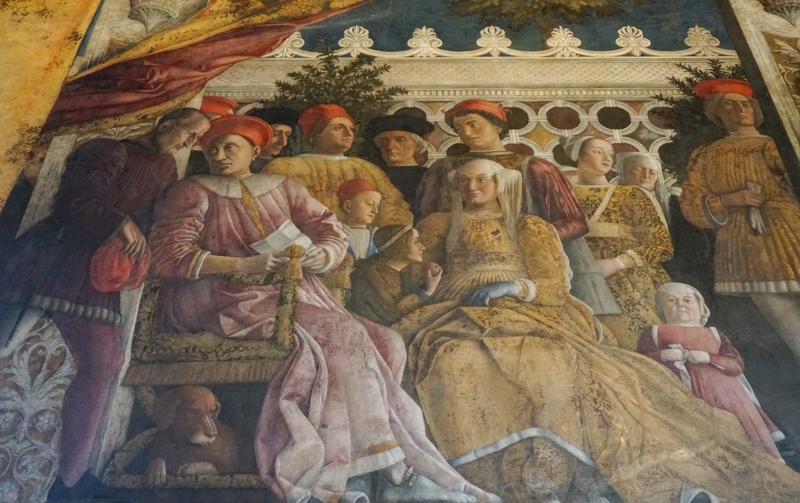 Art in the Camera degli Sposi Mantua Italy
