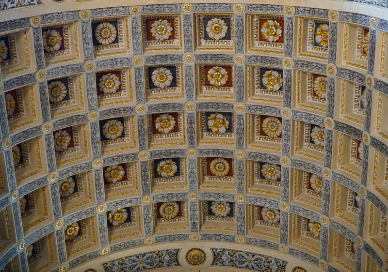 Ceiling Detail in the Basilica di Sant'Andea Mantova Italy