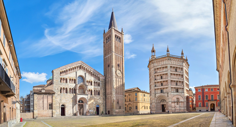 Cathedral in Parma Italy