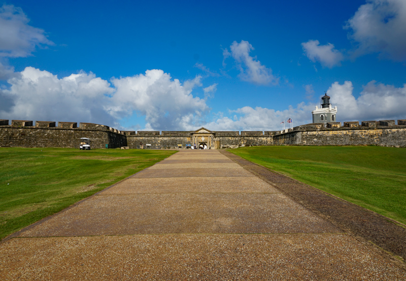 The El Morro Fort in Old San Juan, Puerto Rico