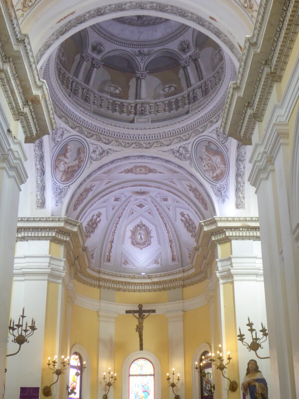 Interior of the San Juan Cathedral in Puerto Rico