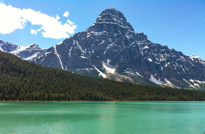 Lower Waterfowl Lake along the Icefields Parkway
