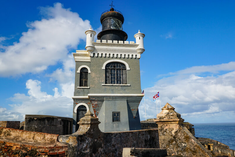 The Lighthouse at El Morro San Juan Puerto Rico