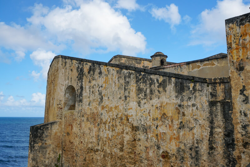 Walls of Castillo San Cristobal San Juan Puerto Rico