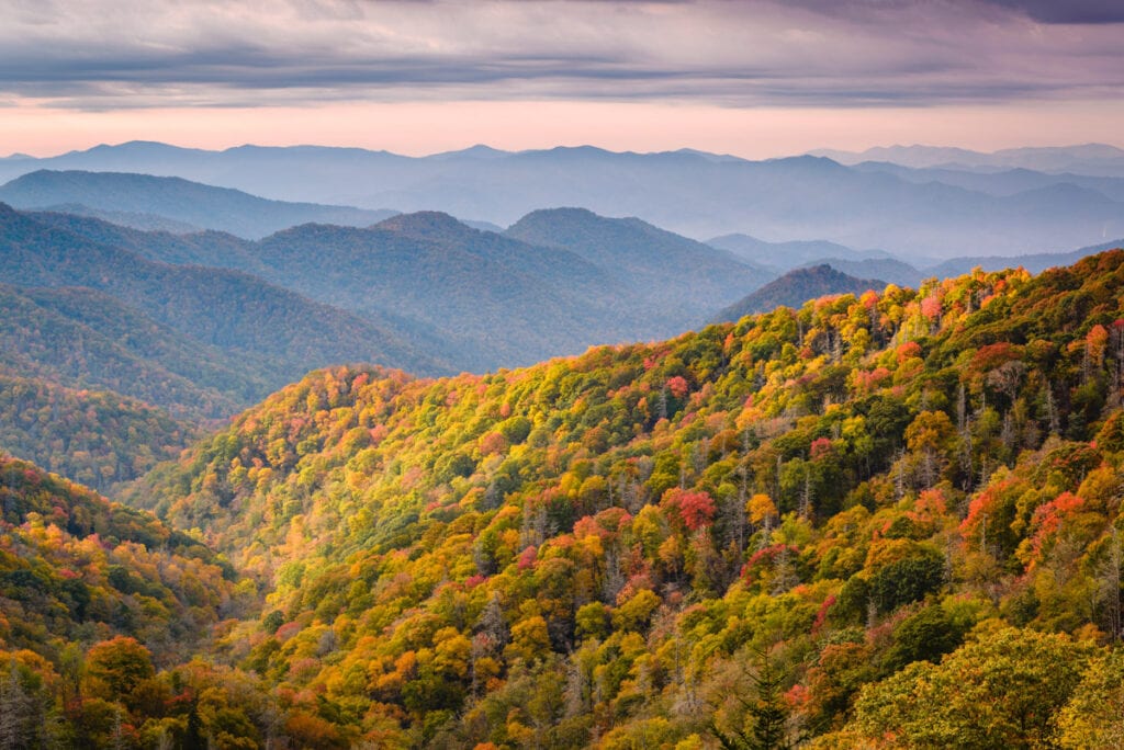 Great Smoky Mountains NP is one of the best National Parks to visit in the fall