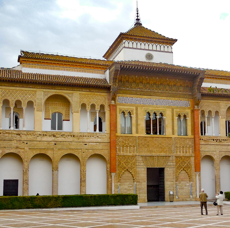 The Royal Alcazar of Seville in Spain