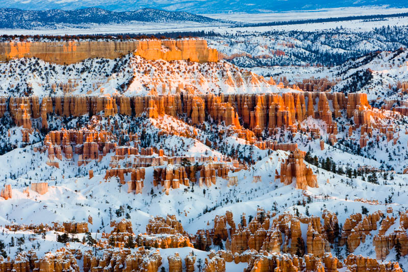 Bryce Canyon National park in winter