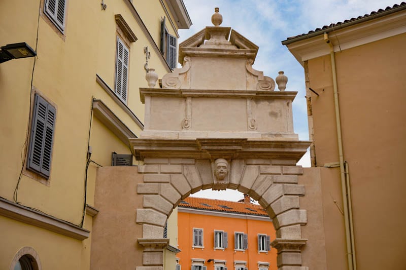 Balbi's Arch in Rovinj Croatia