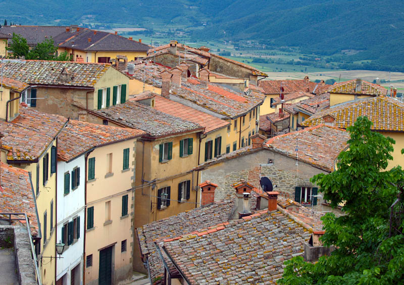 Cortona in Tuscany, Italy