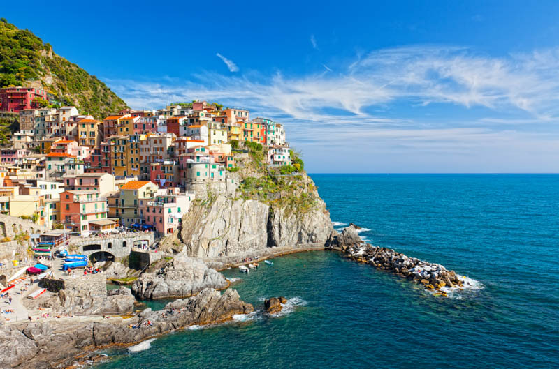 Manarola, one of the Cinque Terre in Italy