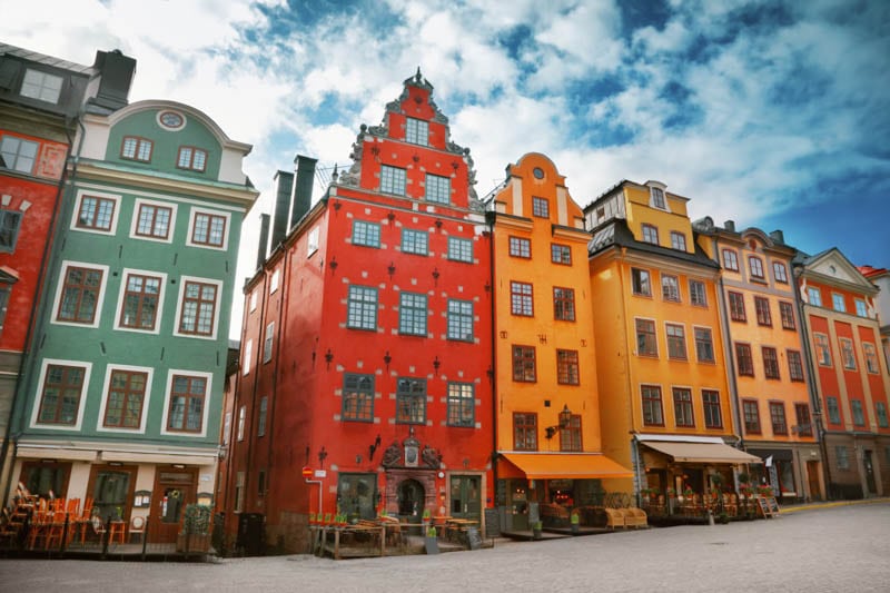 Stortorget in Gamla Stan Stockholm Sweden