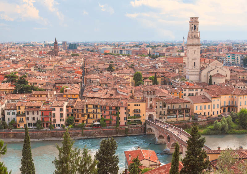 View of Verona Italy