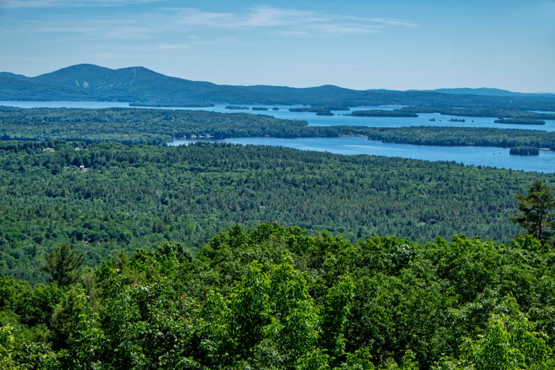 A view of Lake Winnipesaukee in New Hampshire