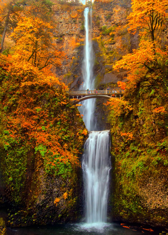 Multnomah Falls Columbia River Gorge Oregon