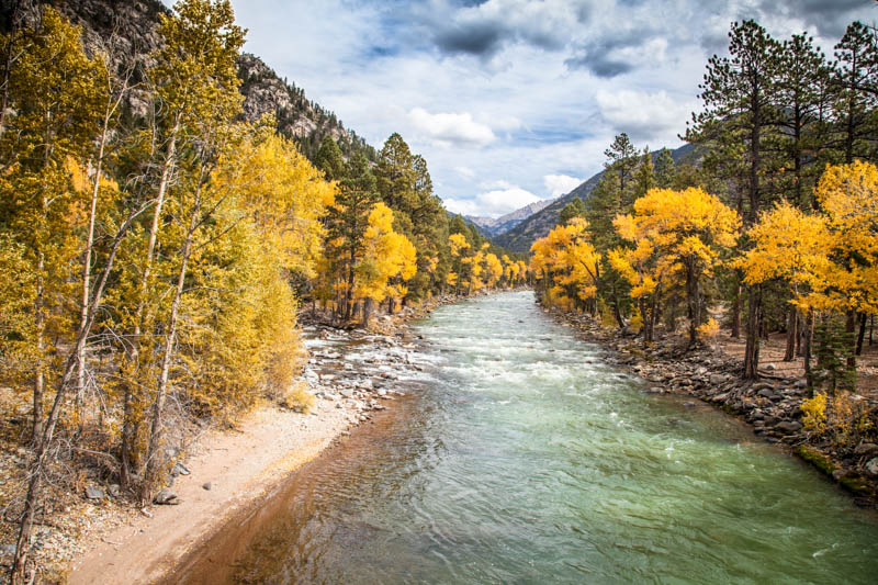 The Animas River in Durango Colorado