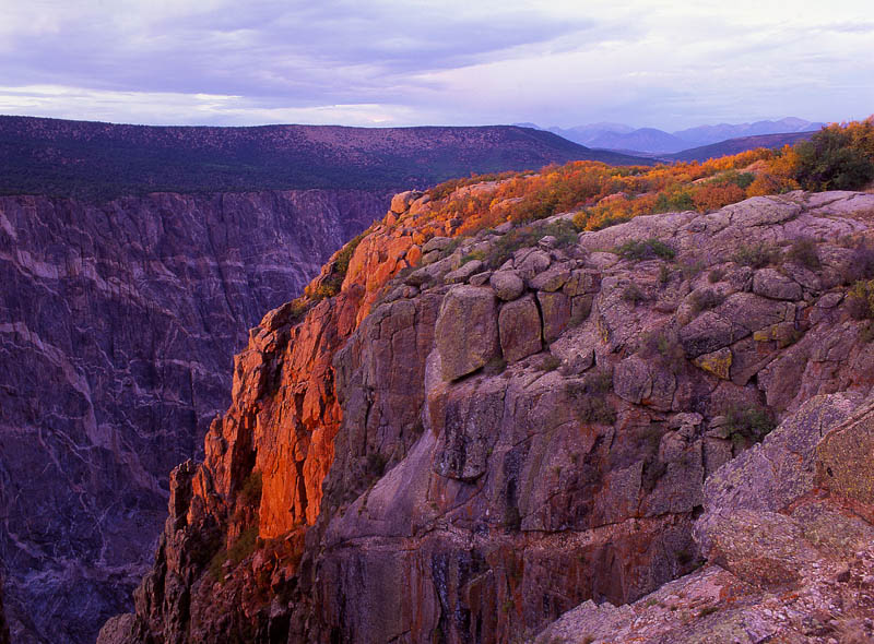 Beautiful landscape in Black Canyon of the Gunnison NP in Colorado