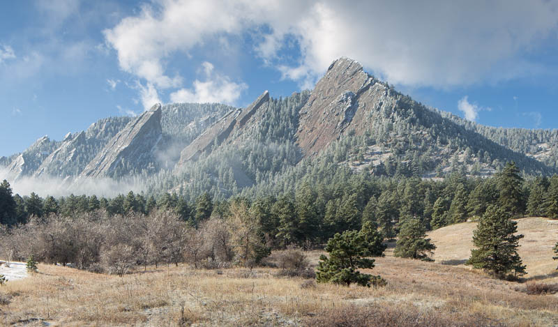 Flatirons in Boulder, Colorado